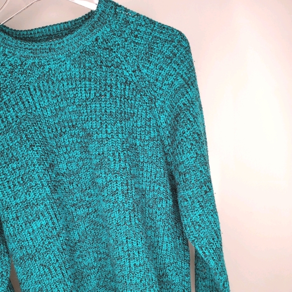 Men's Turquoise Tip Top Tailors Knit Sweater - Picture 4 of 6